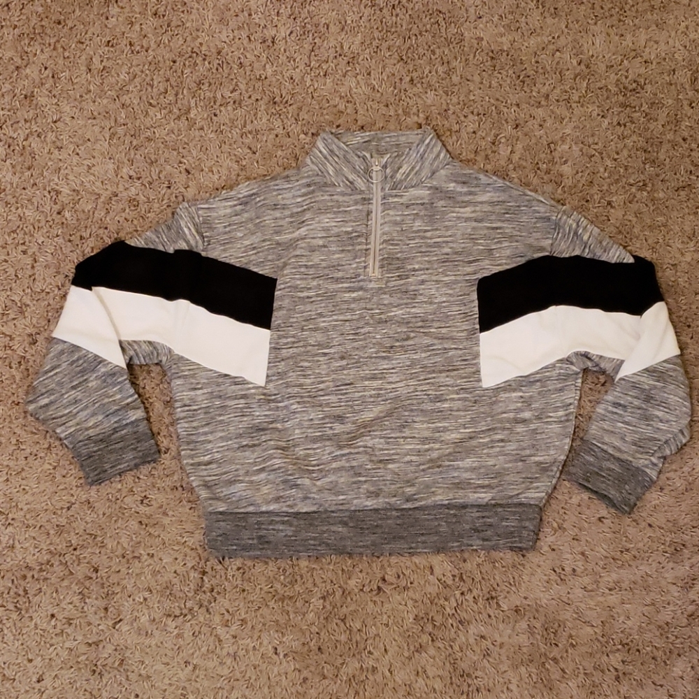 Pink VS Sweatshirt With Zip Up Neckline - Picture 1 of 10